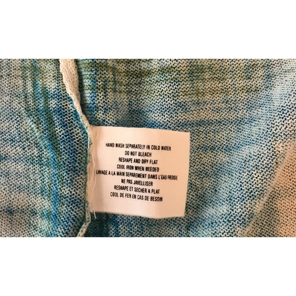 Anthropologie Sparrow Revolution Draped Crosshatch Plaid Cardigan - Size Small - Picture 10 of 12